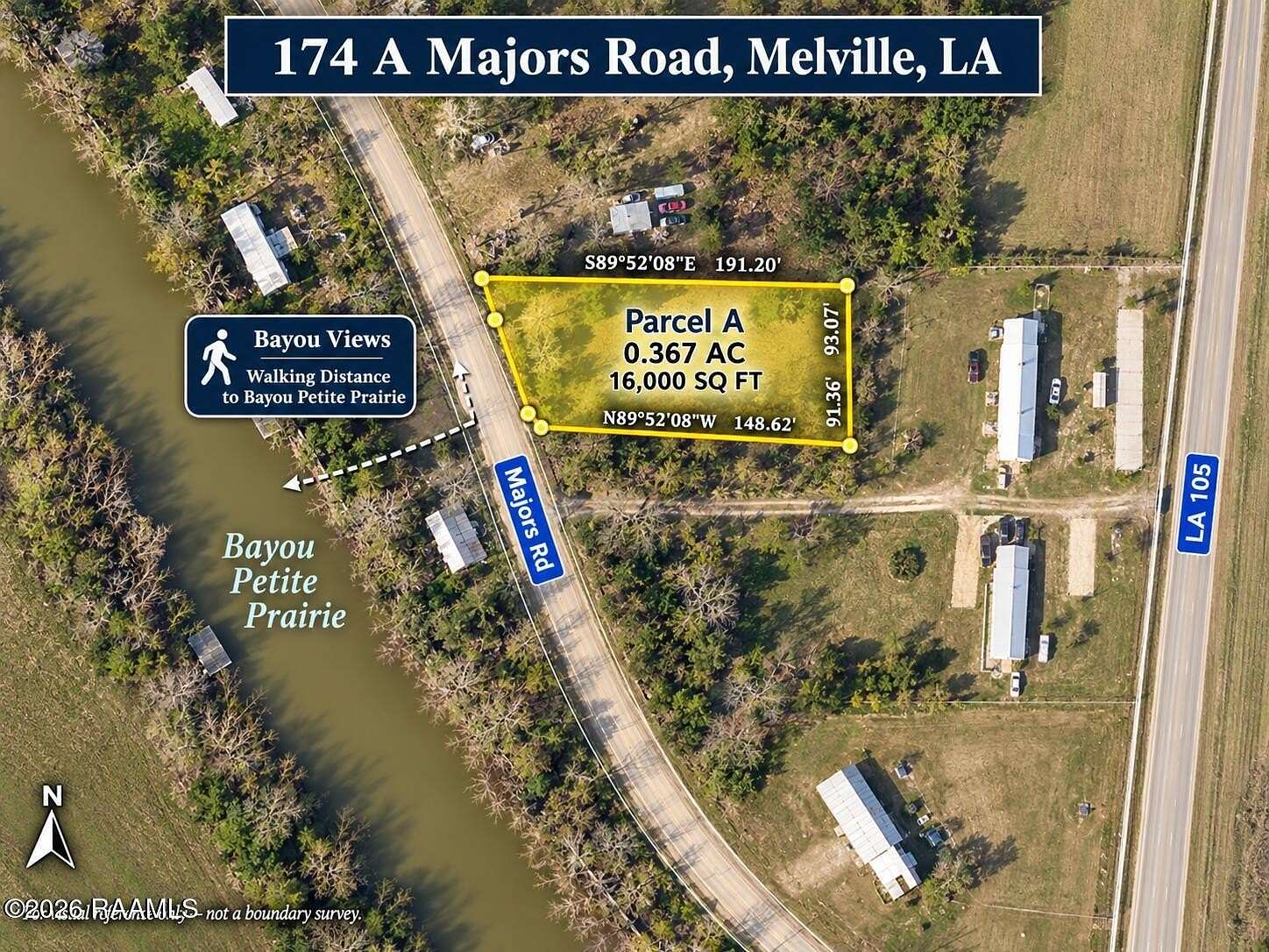 0.33 Acres of Residential Land for Sale in Melville, Louisiana