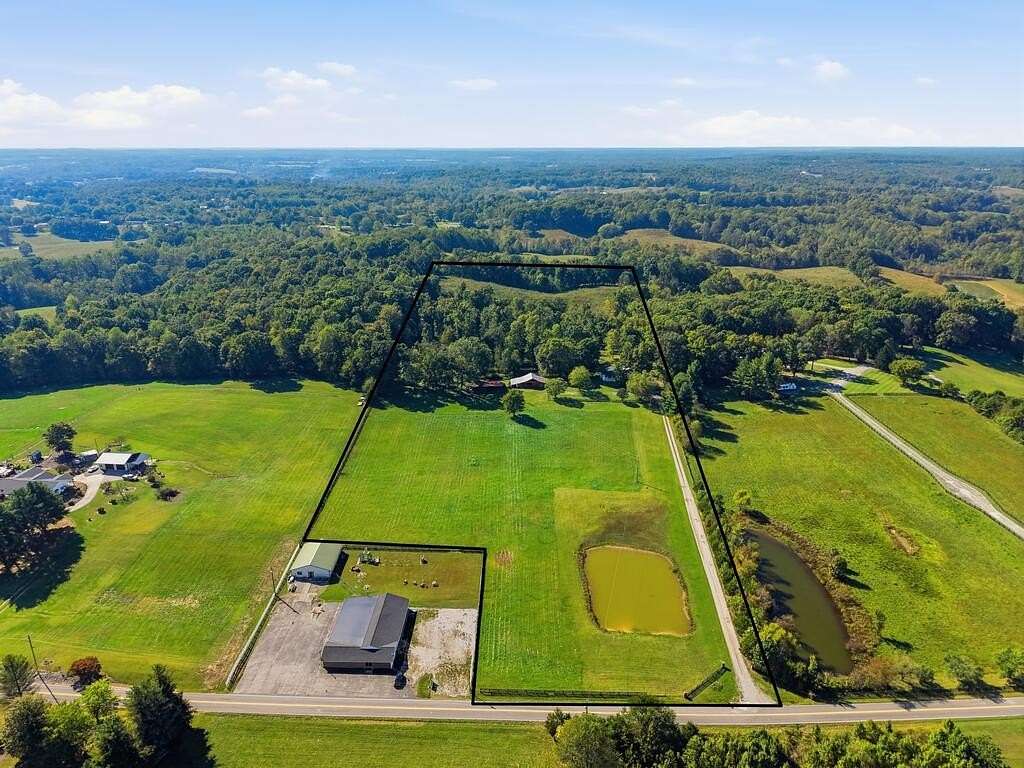 22.5 Acres of Agricultural Land with Home for Sale in Cookeville, Tennessee