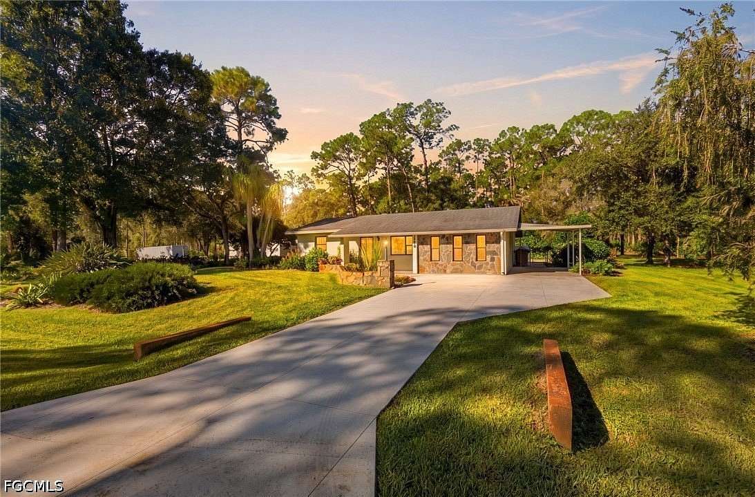 2 Acres of Land with Home for Sale in Lehigh Acres, Florida