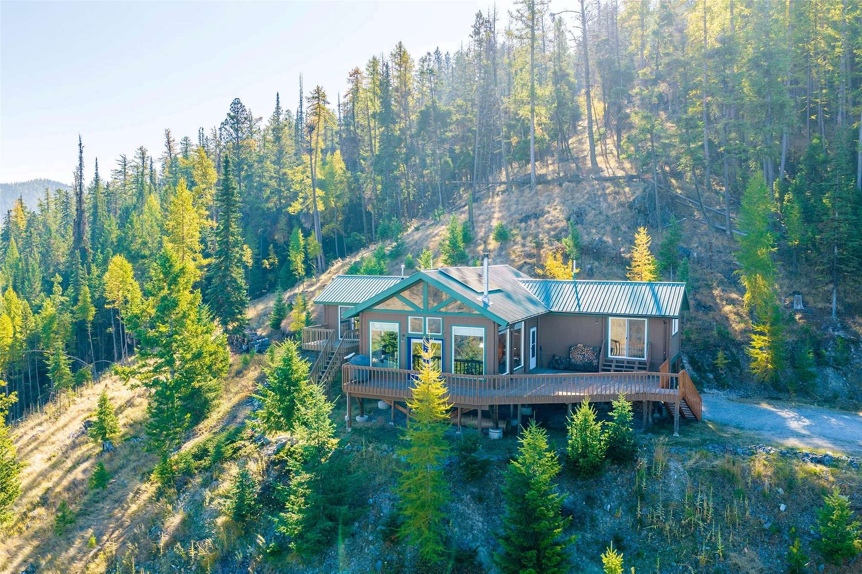 42.5 Acres of Recreational Land with Home for Sale in Kila, Montana