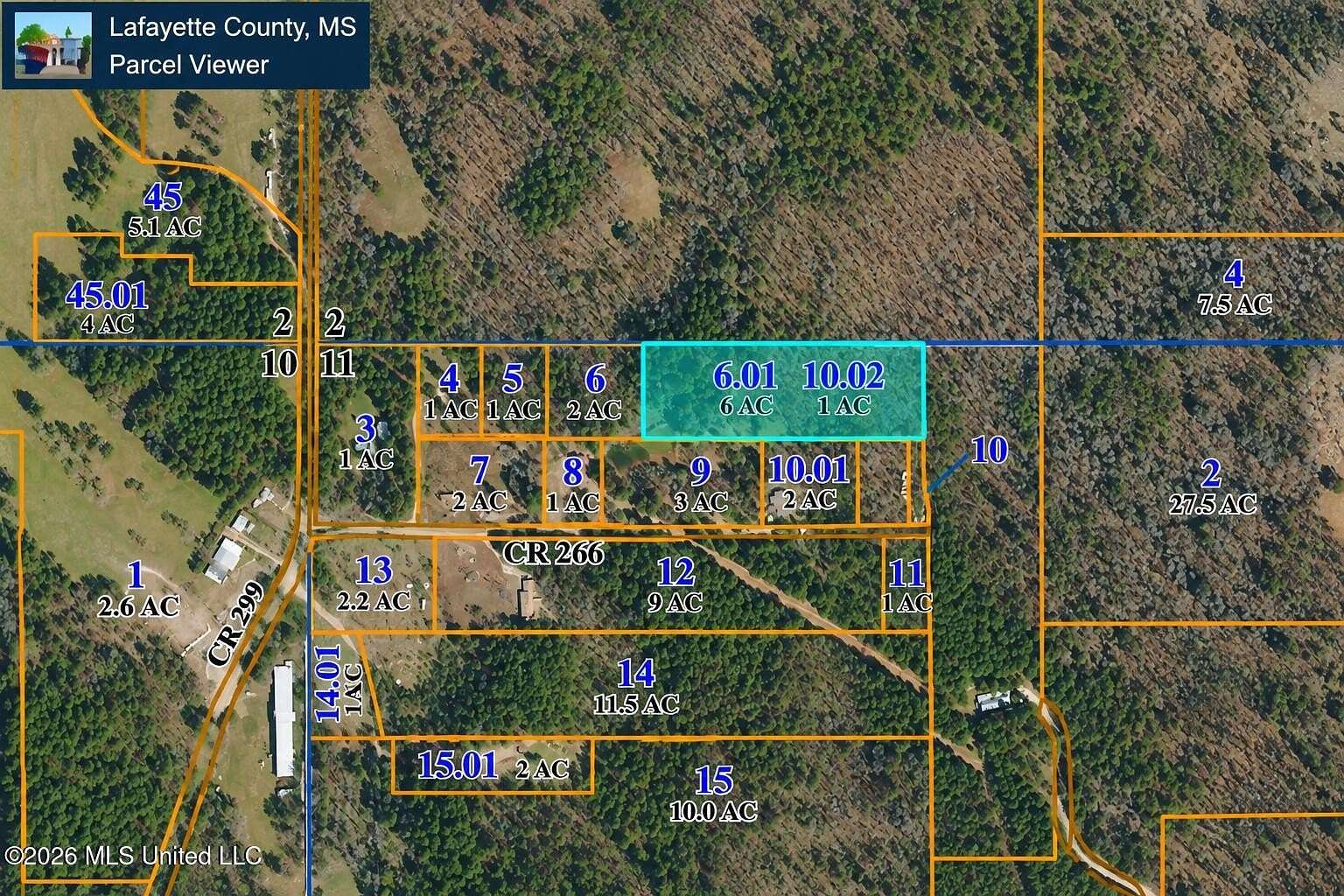 6 Acres of Land for Sale in Oxford, Mississippi