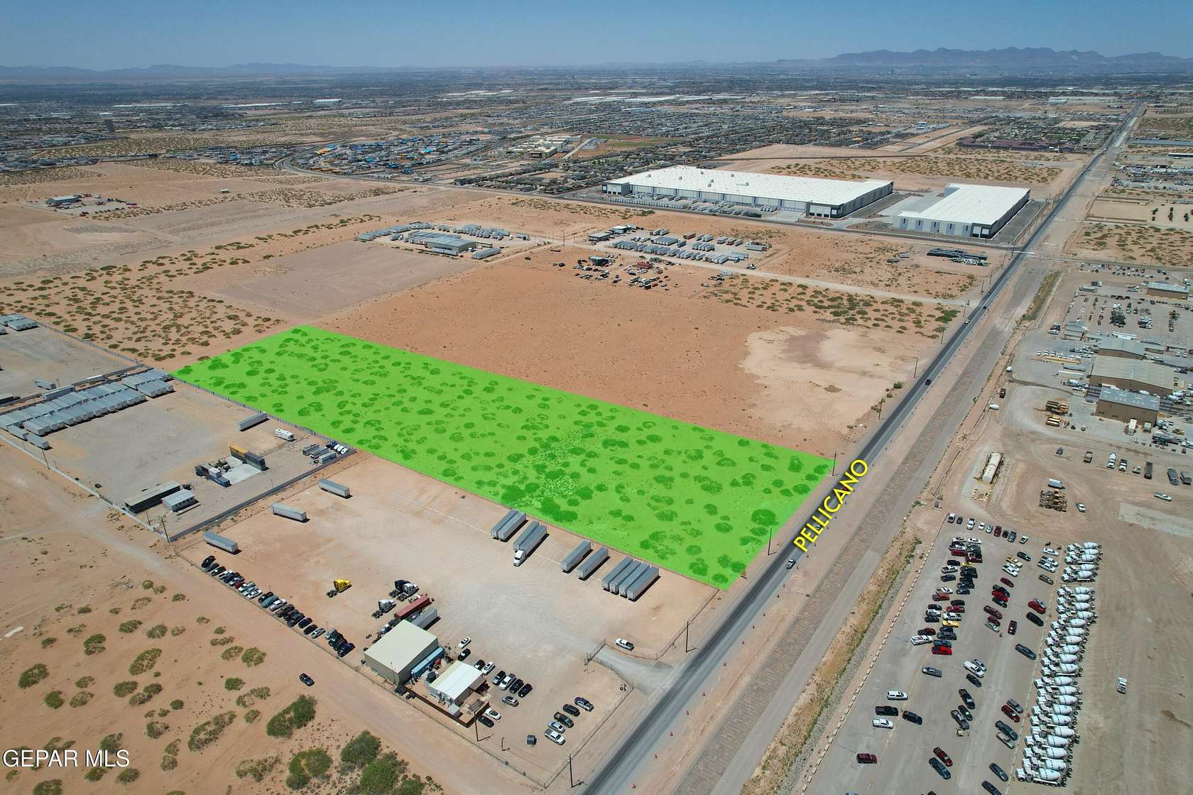 9.5 Acres of Commercial Land for Sale in Socorro, Texas