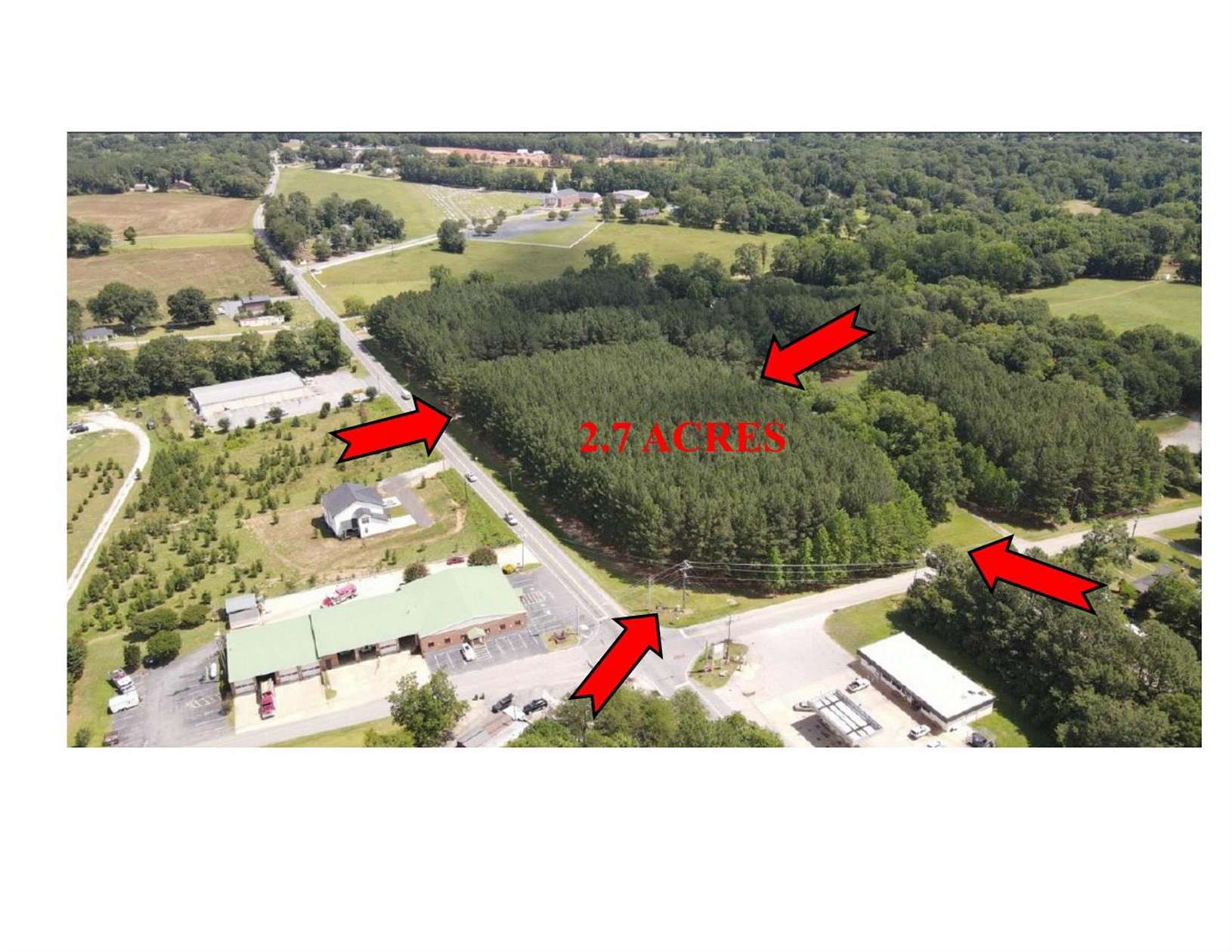 2.7 Acres of Commercial Land for Sale in Inman, South Carolina