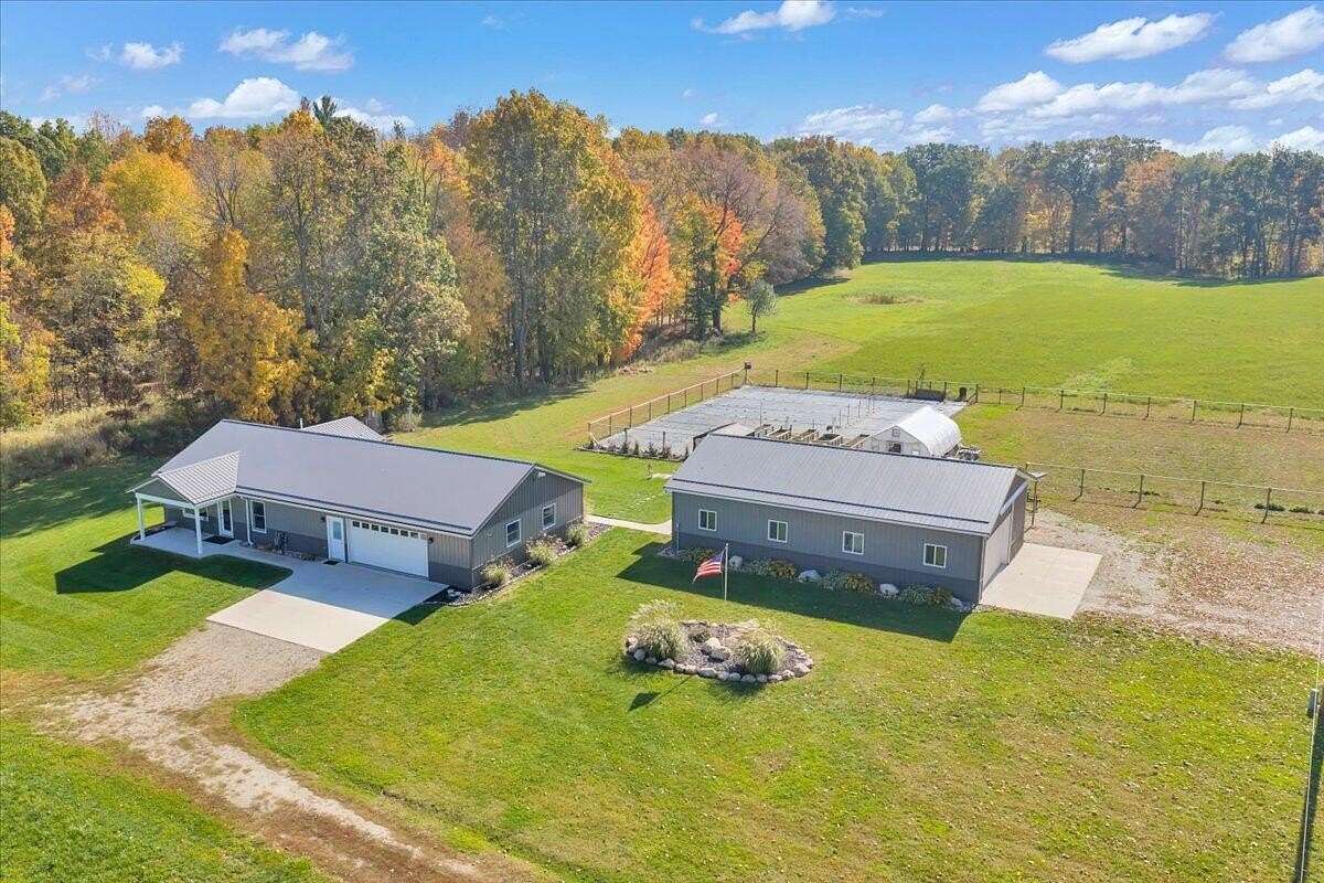11.5 Acres of Land with Home for Sale in Sheridan, Michigan