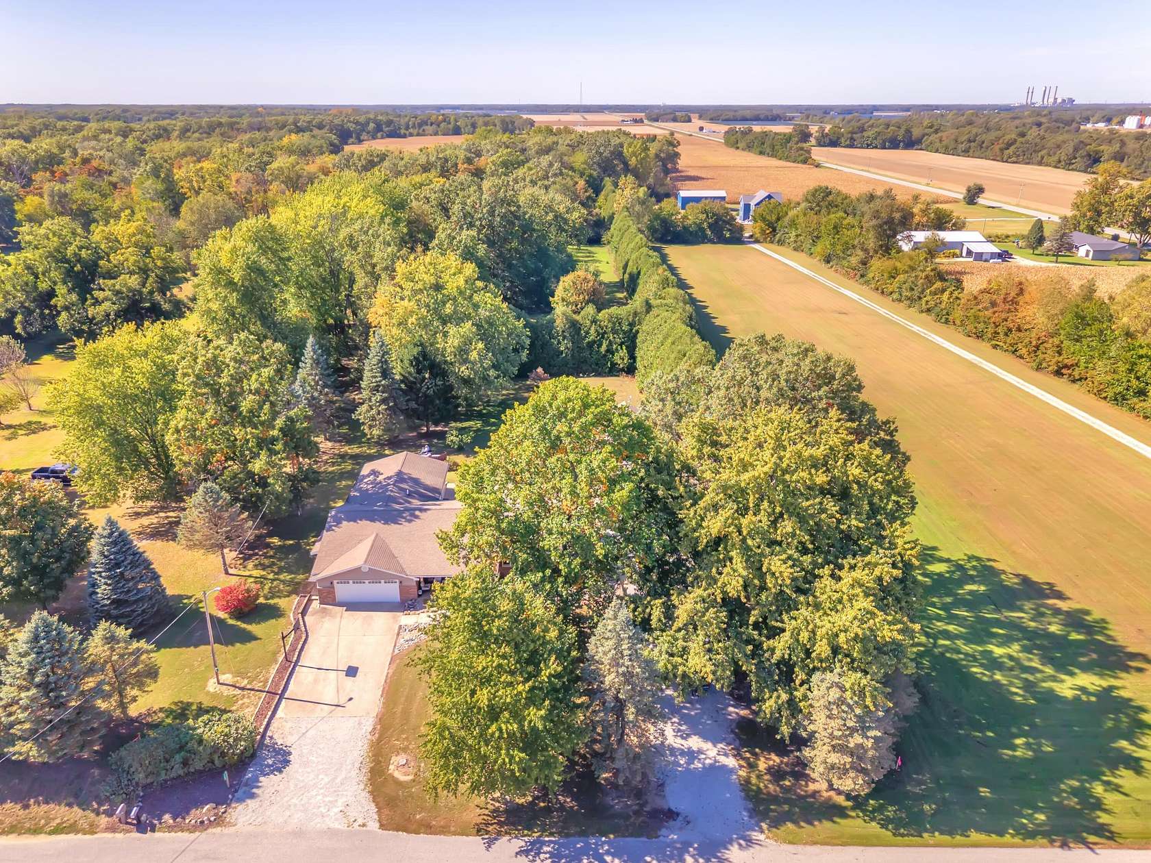 2 Acres of Land with Home for Sale in San Pierre, Indiana