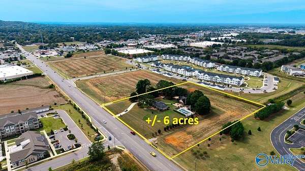 6 Acres of Improved Commercial Land for Sale in Madison, Alabama