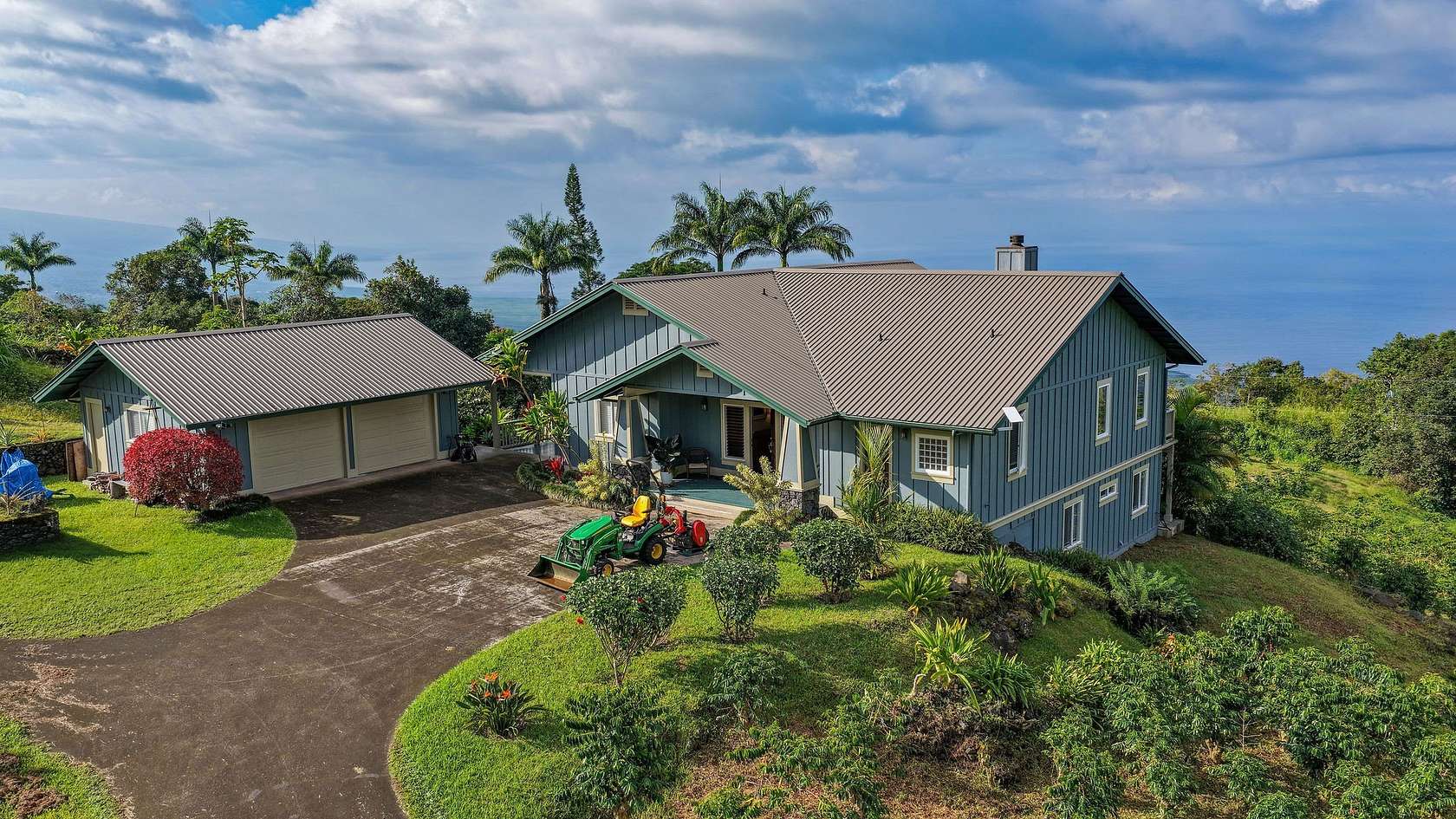 5.42 Acres of Land with Home for Sale in Captain Cook, Hawaii