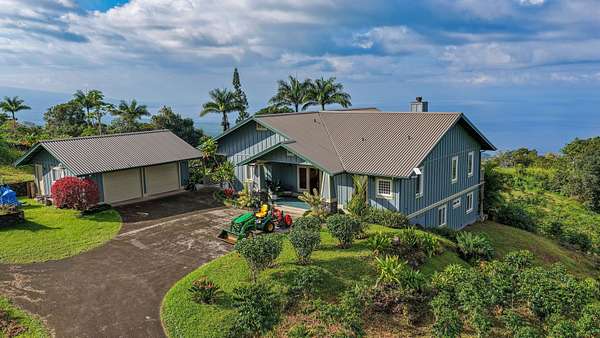 5.42 Acres of Land with Home for Sale in Captain Cook, Hawaii