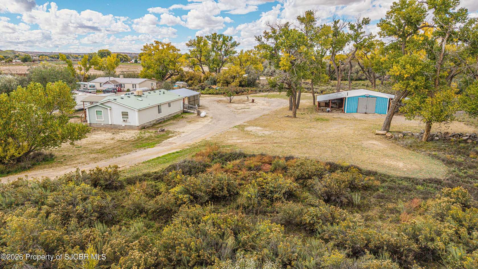3.7 Acres of Land with Home for Sale in Bloomfield, New Mexico