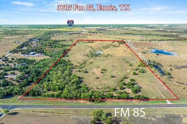 50.4 Acres of Recreational & Residential Land for Sale in Ennis, Texas