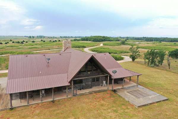 100 Acres of Recreational Land with Home for Sale in Waynoka, Oklahoma