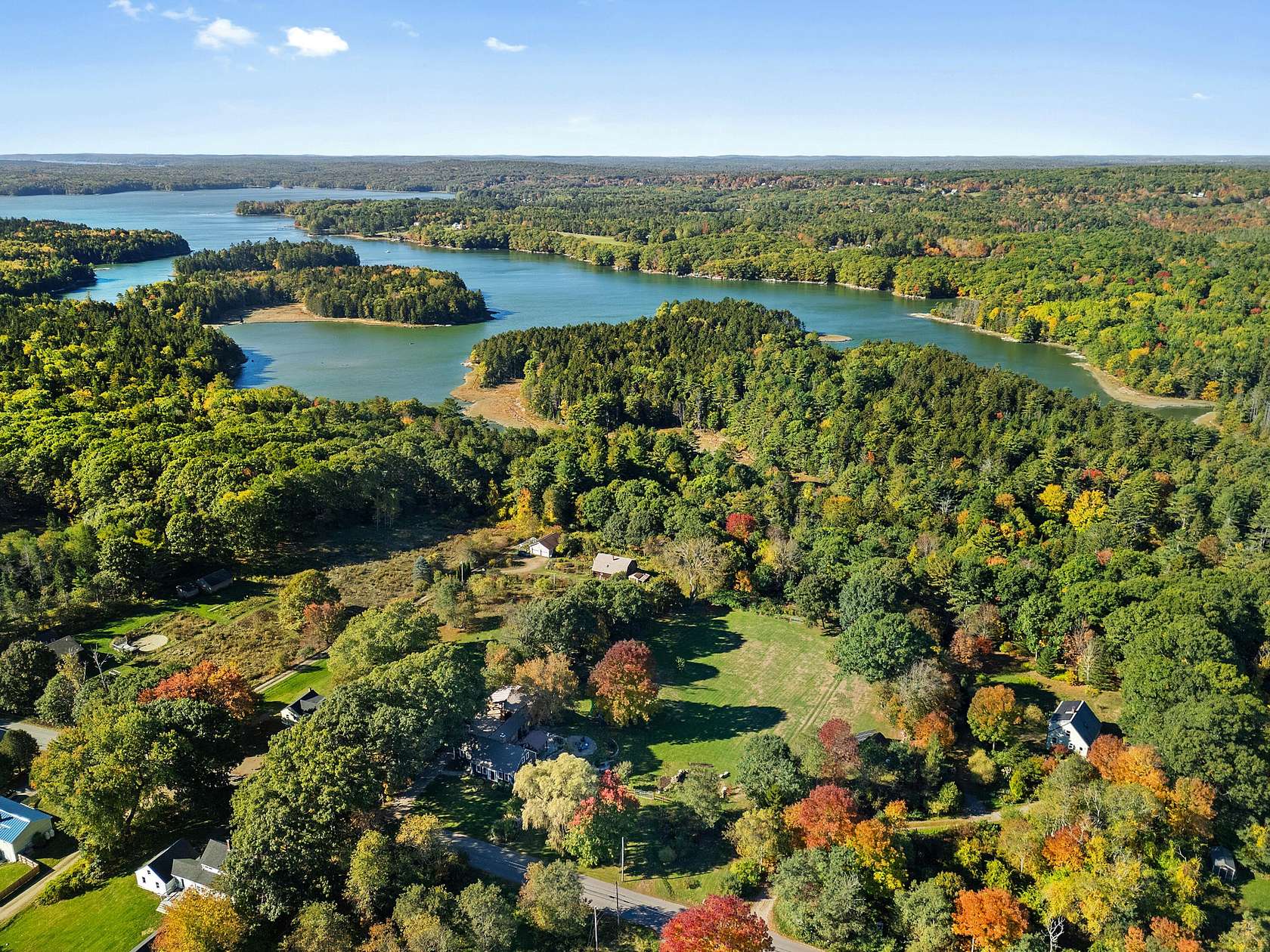 17.8 Acres of Land with Home for Sale in Waldoboro, Maine