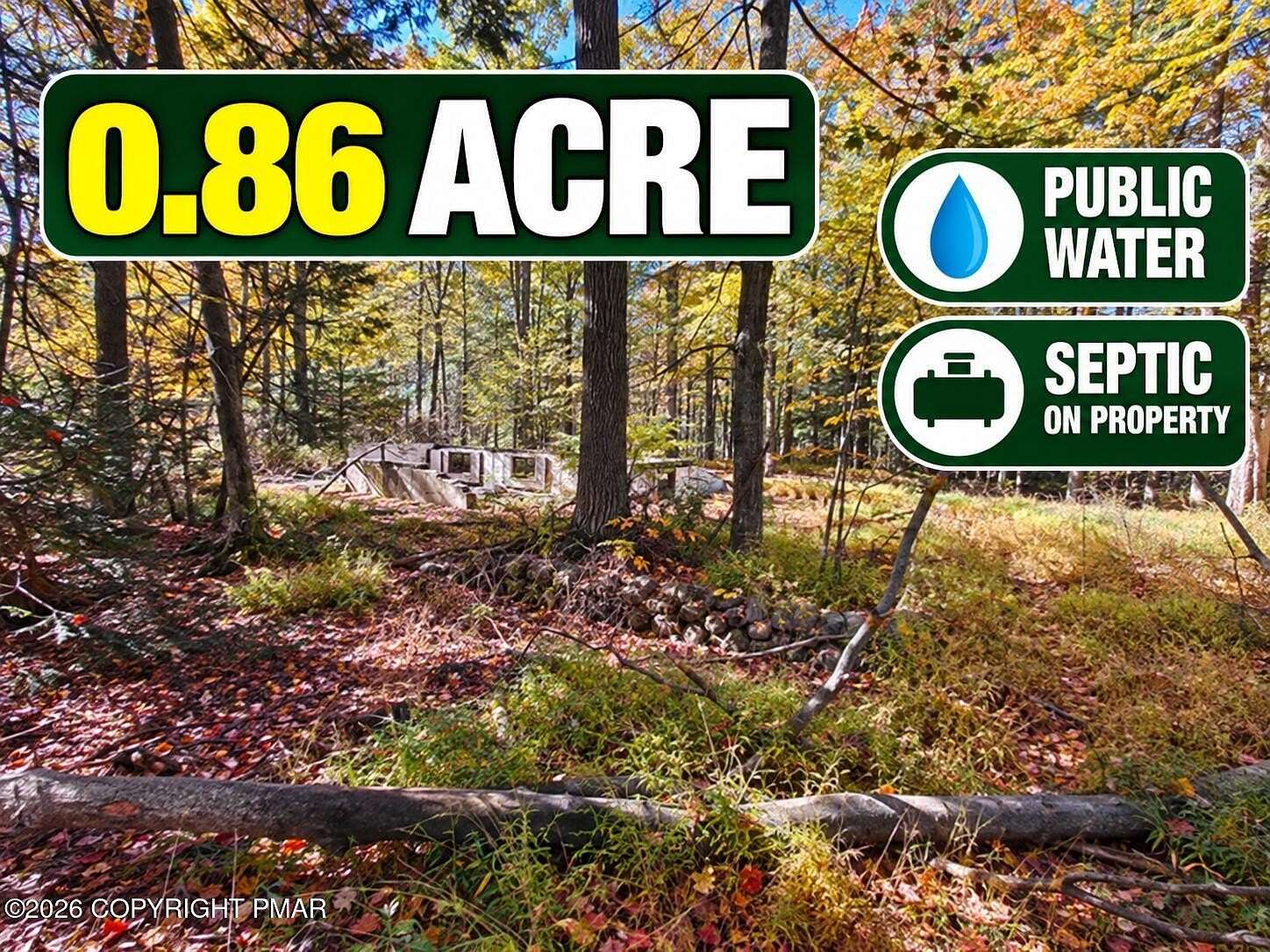 0.86 Acres of Residential Land for Sale in Tobyhanna, Pennsylvania