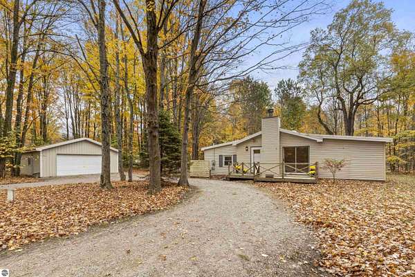 5 Acres of Land with Home for Sale in Beulah, Michigan