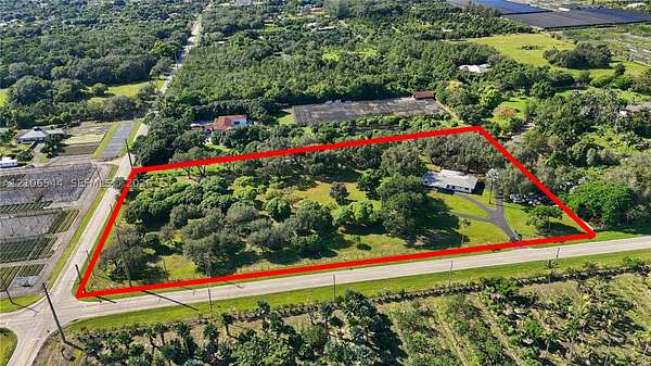 4.23 Acres of Land with Home for Sale in Homestead, Florida
