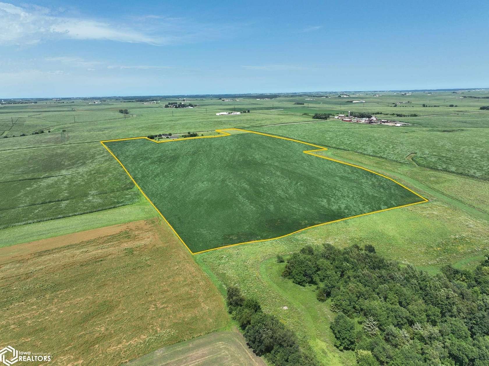 61 Acres of Agricultural Land for Sale in Greeley, Iowa