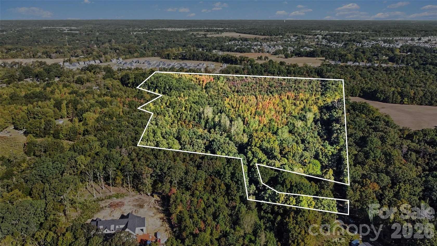 23 Acres of Recreational & Residential Land for Sale in Monroe, North Carolina