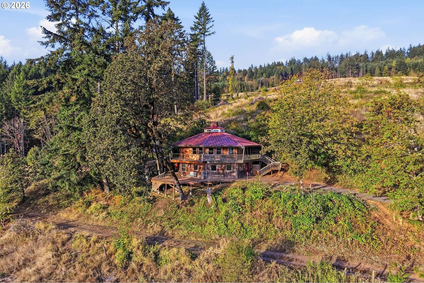 20 Acres of Agricultural Land with Home for Sale in Newberg, Oregon