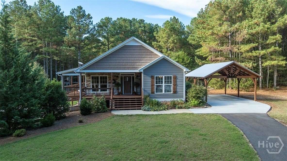 8.59 Acres of Land with Home for Sale in Lexington, Georgia