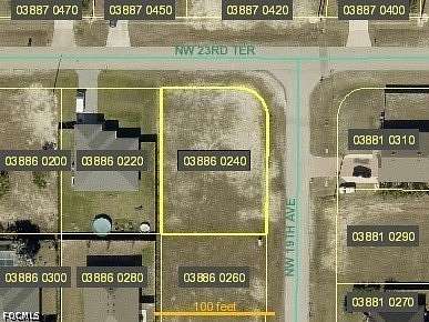 0.26 Acres of Residential Land for Sale in Cape Coral, Florida