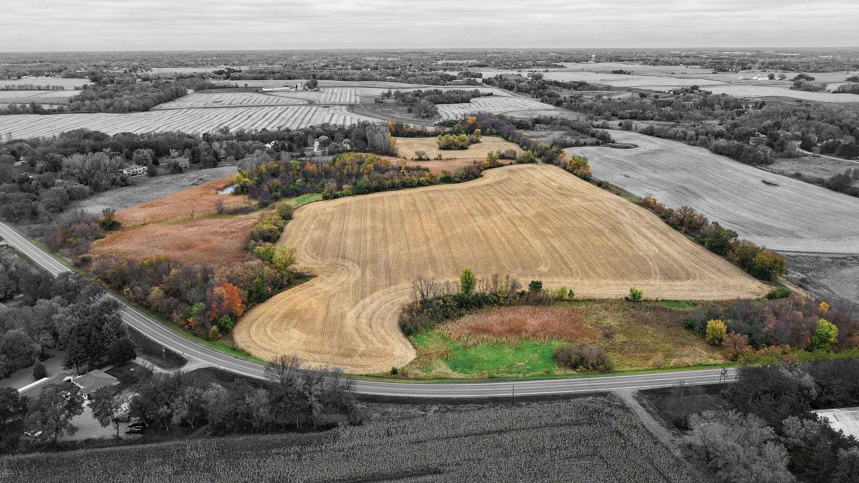 50.8 Acres of Agricultural & Residential Land for Sale in Corcoran, Minnesota