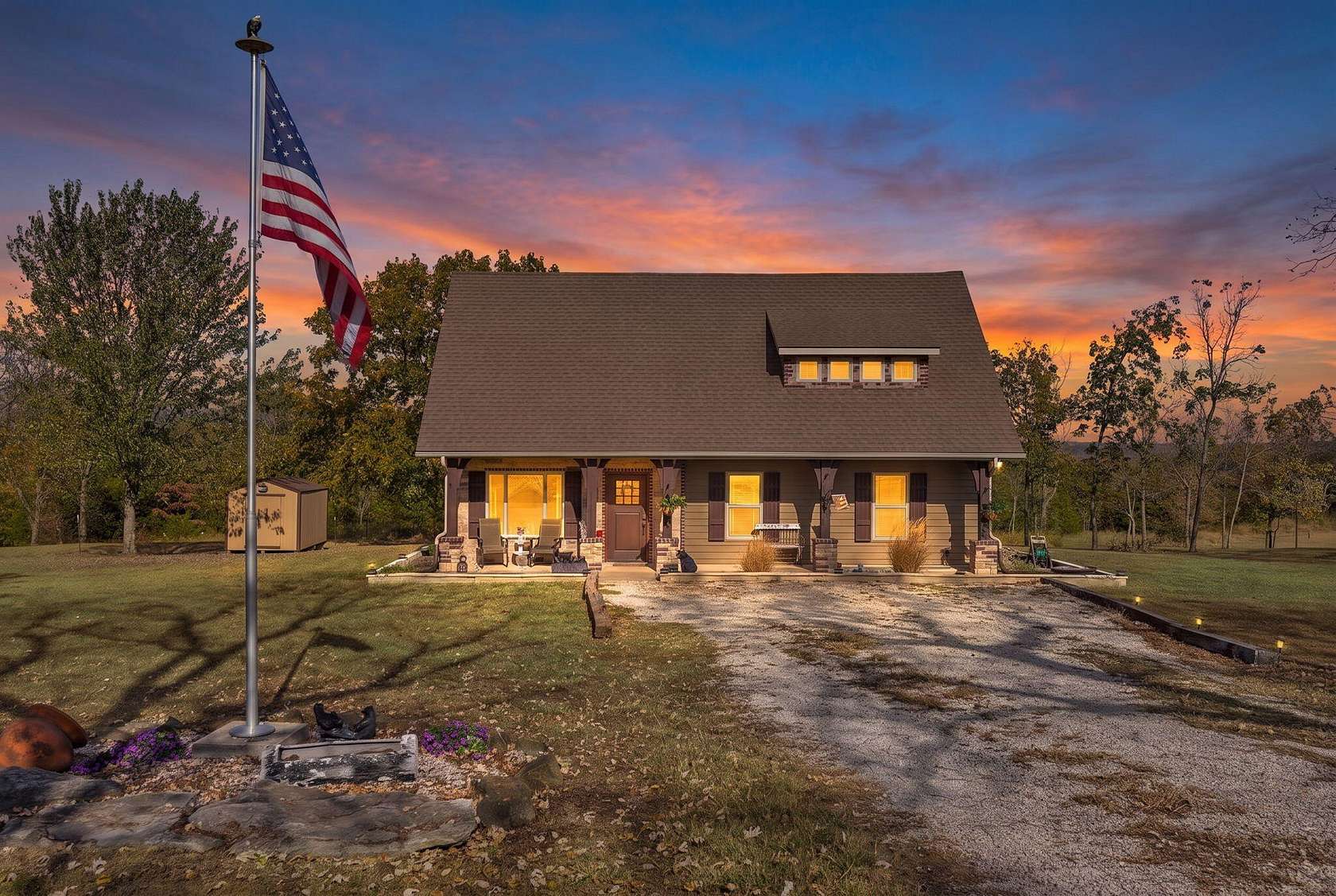 9 Acres of Land with Home for Sale in Morrisville, Missouri