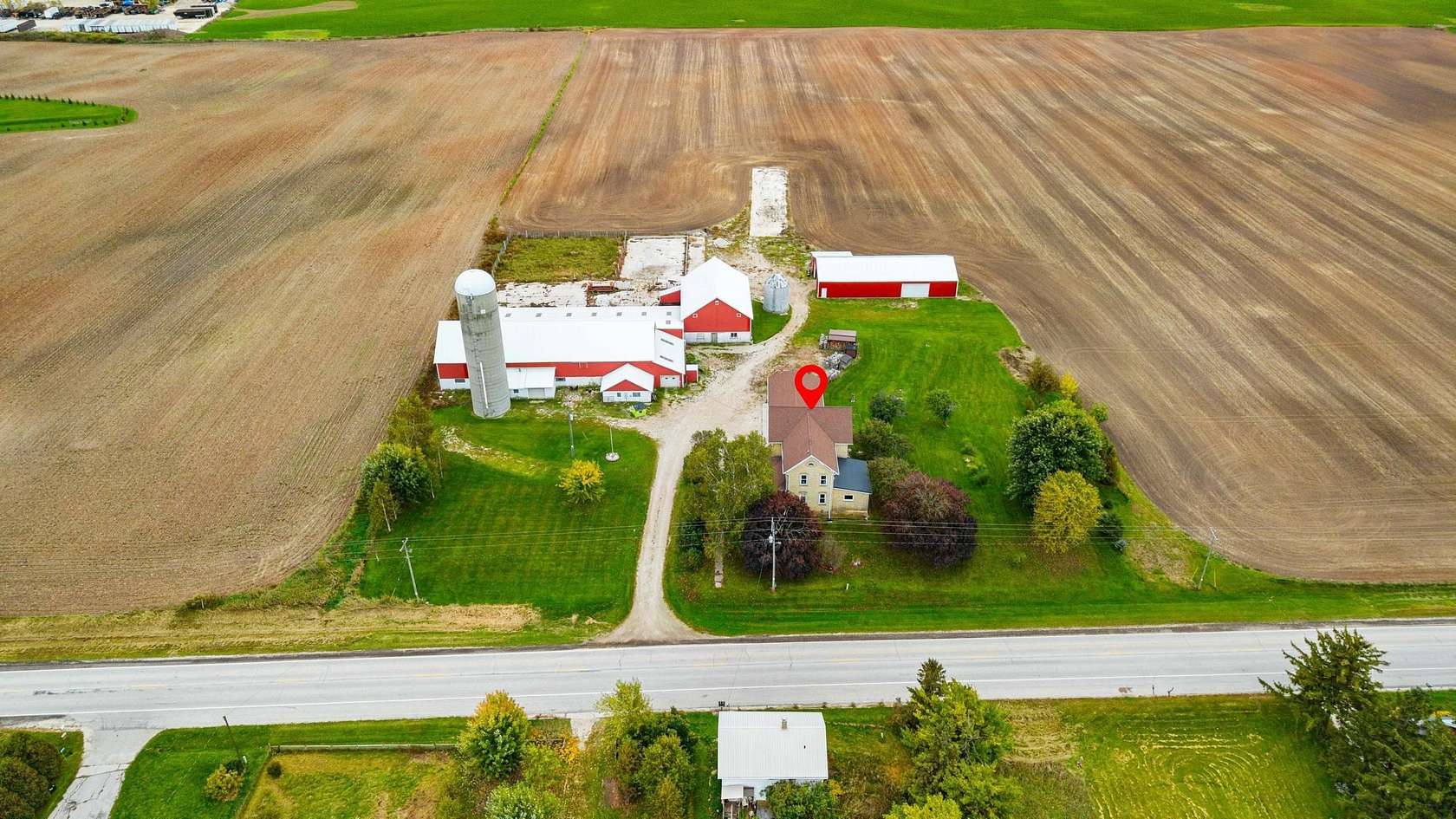 5 Acres of Land with Home for Sale in Newton, Wisconsin