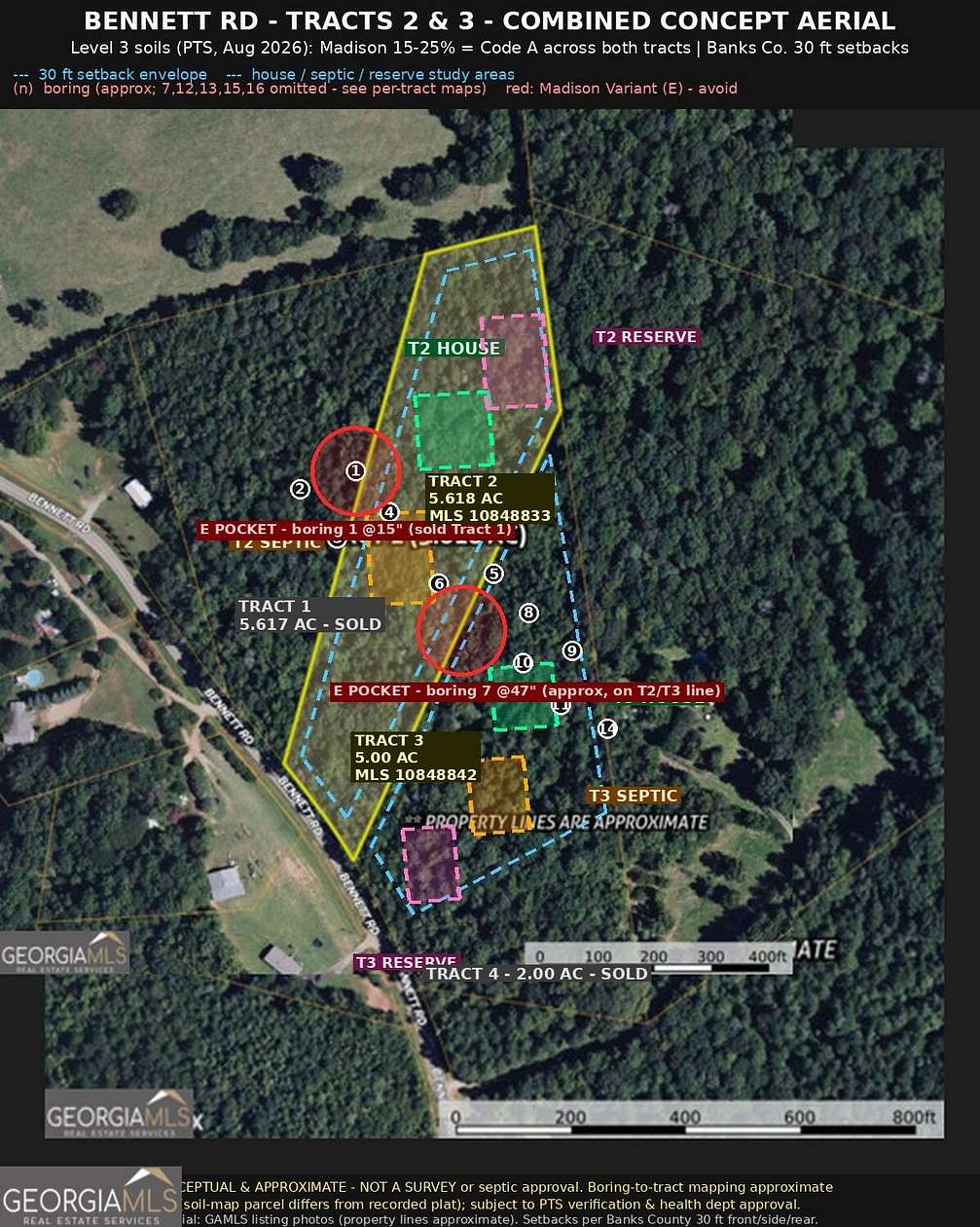 10.6 Acres of Land for Sale in Homer, Georgia
