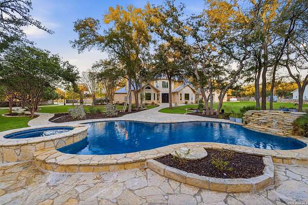 5.13 Acres of Land with Home for Sale in Spring Branch, Texas