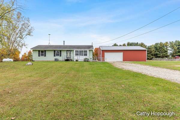 8.35 Acres of Land with Home for Sale in Ionia, Michigan