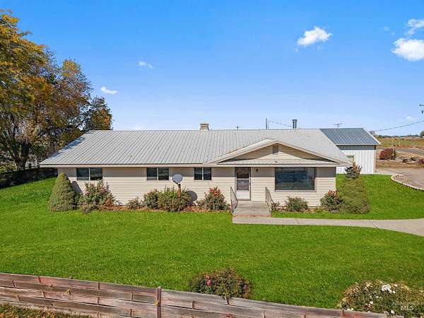 5 Acres of Land with Home for Sale in Rupert, Idaho