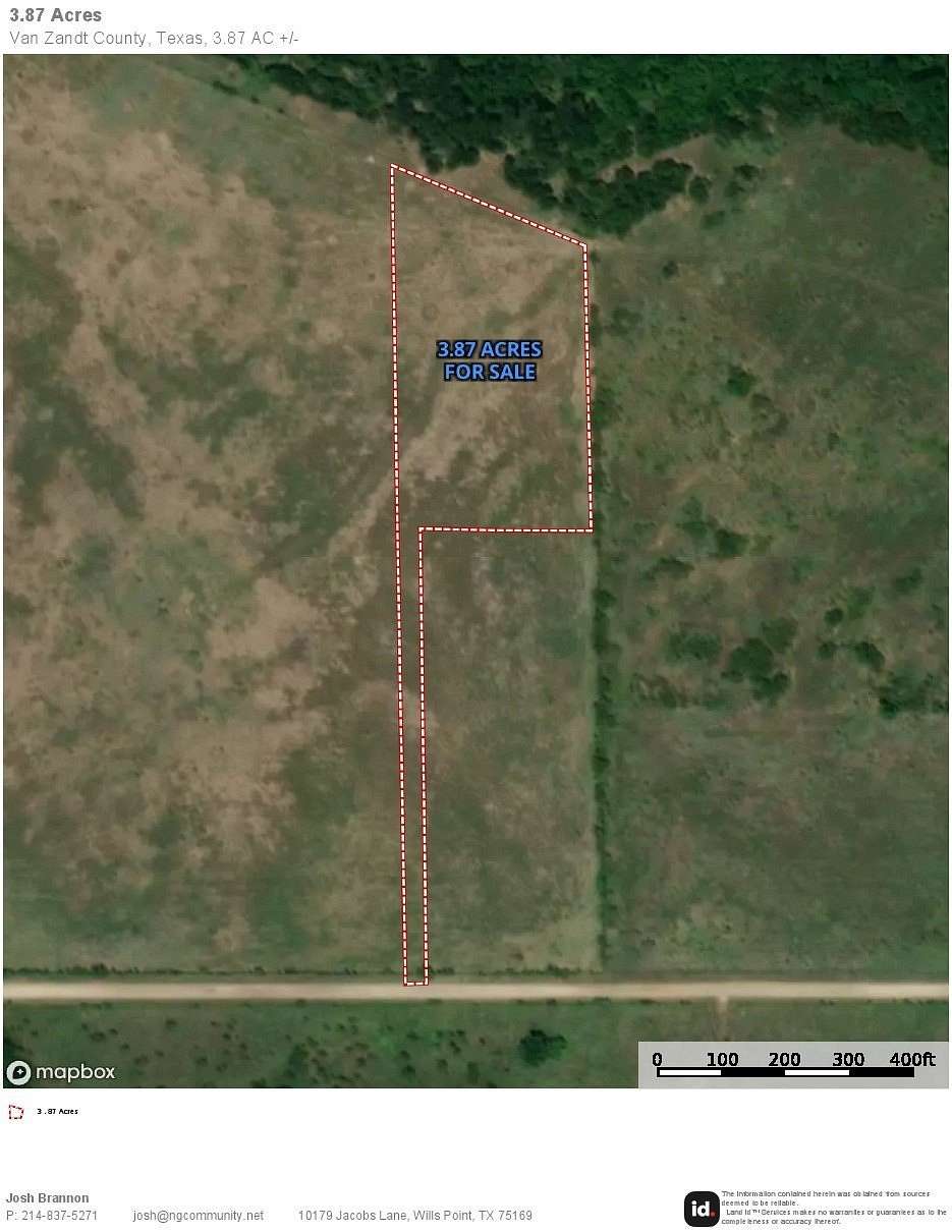 3.87 Acres of Land for Sale in Wills Point, Texas