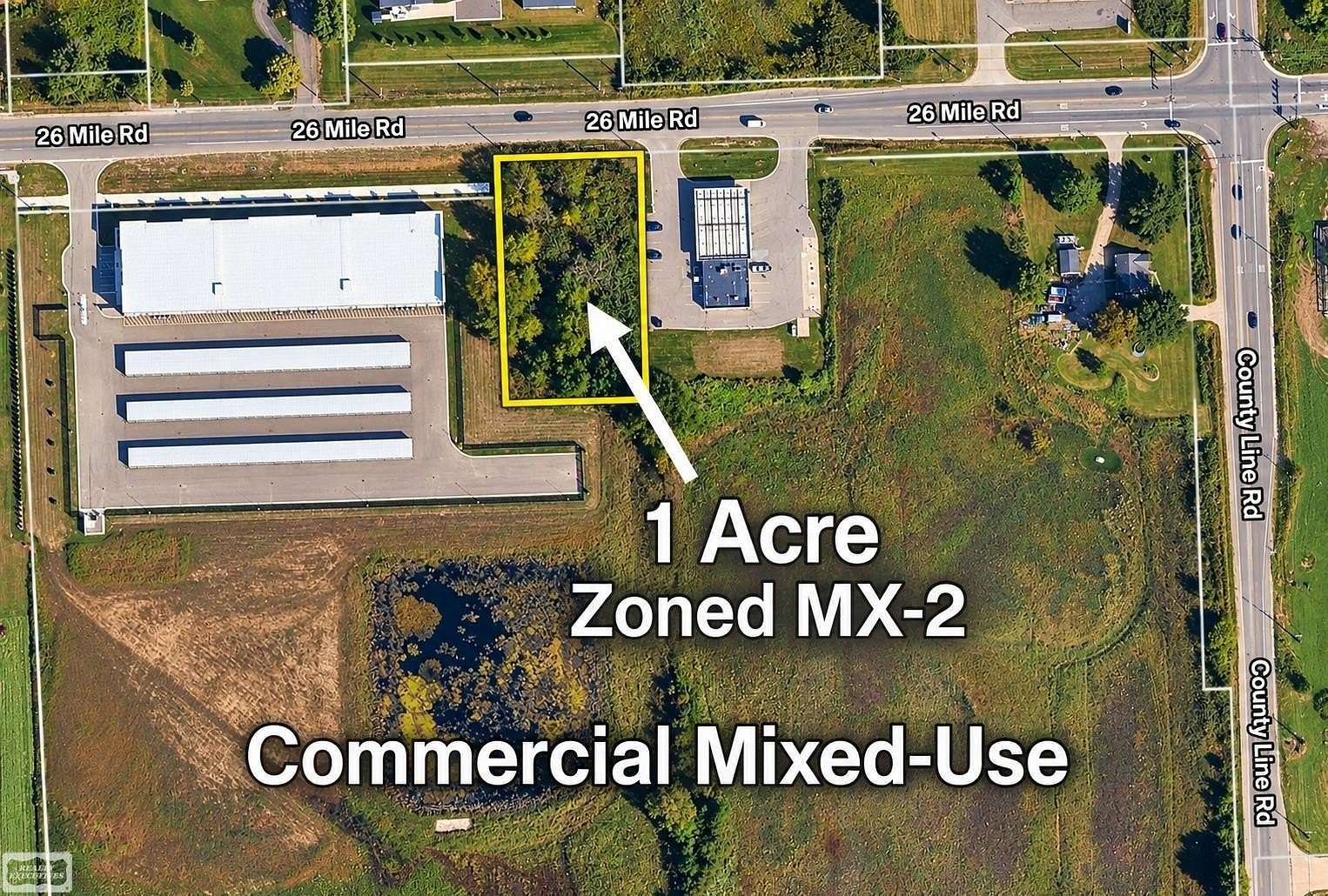 1 Acre of Commercial Land for Sale in Chesterfield Township, Michigan