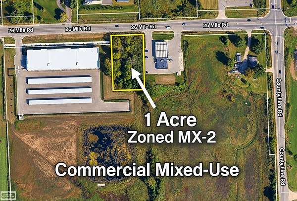 1 Acre of Commercial Land for Sale in Chesterfield Township, Michigan