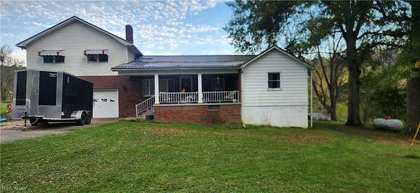 7.87 Acres of Land with Home for Sale in Powhatan Point, Ohio