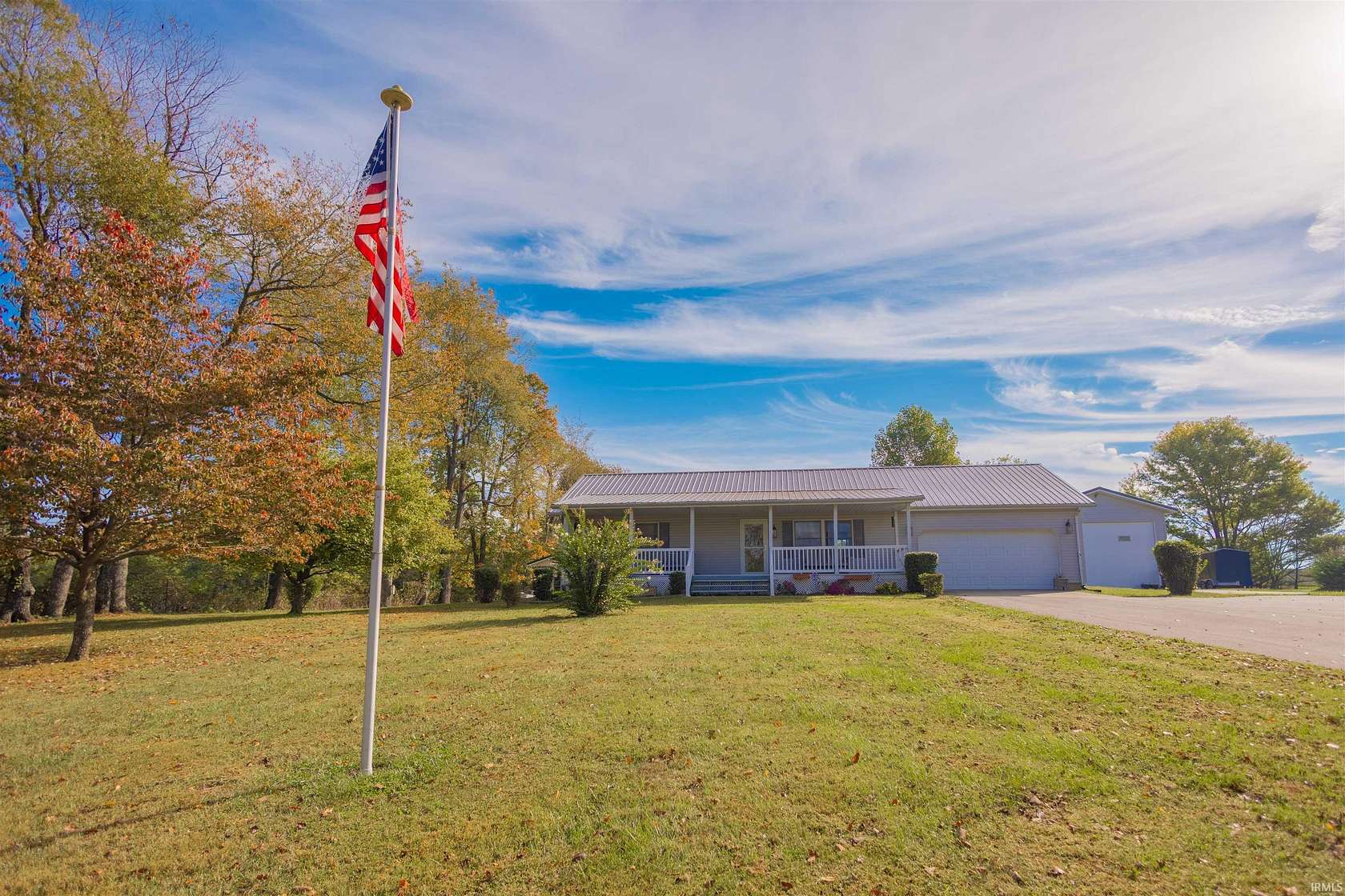 5.75 Acres of Land with Home for Sale in Bedford, Indiana