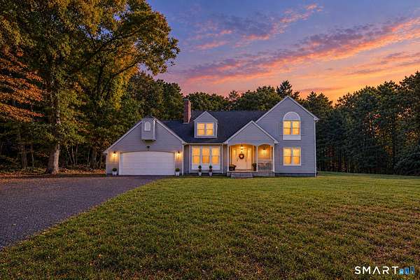 4 Acres of Land with Home for Sale in Willington Town, Connecticut