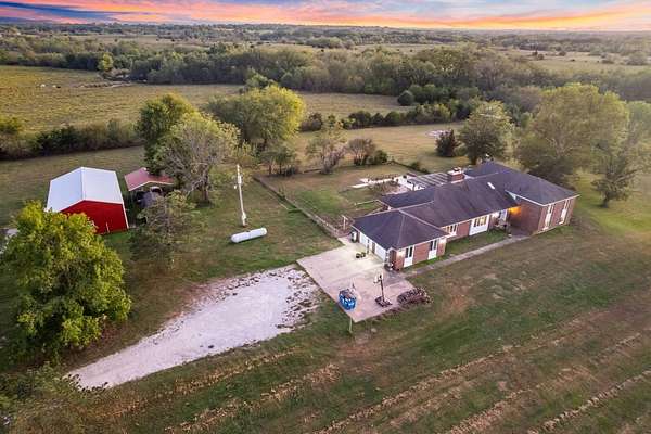 5.39 Acres of Land with Home for Sale in Cherryvale, Kansas
