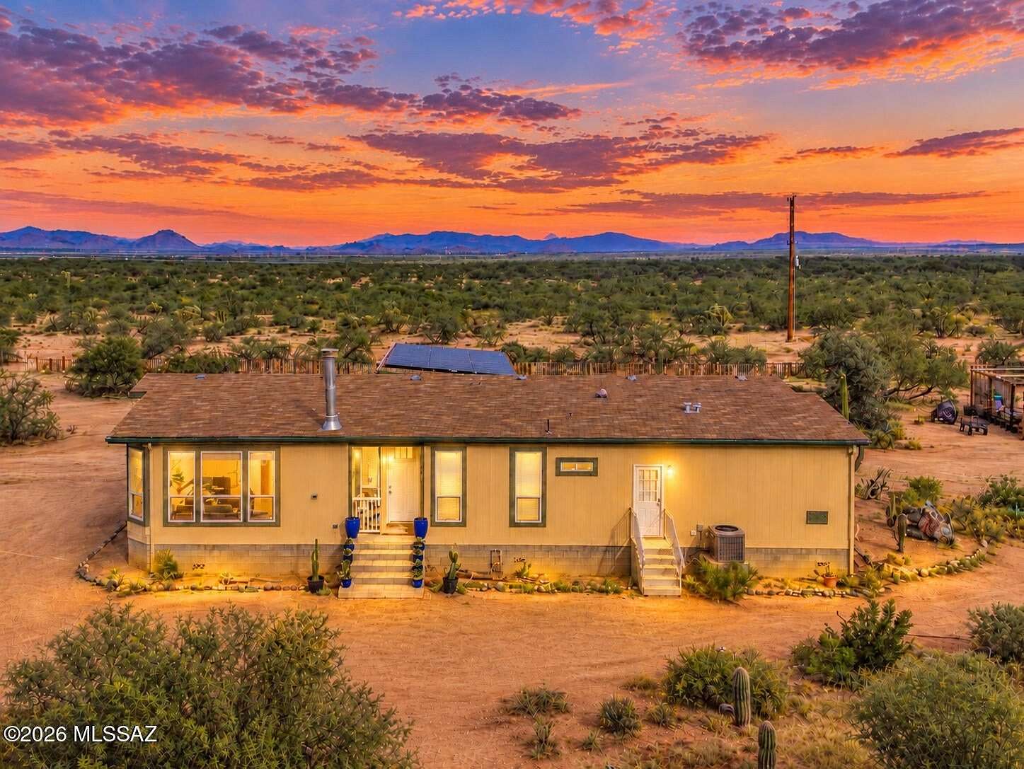 7 Acres of Land with Home for Sale in Tucson, Arizona