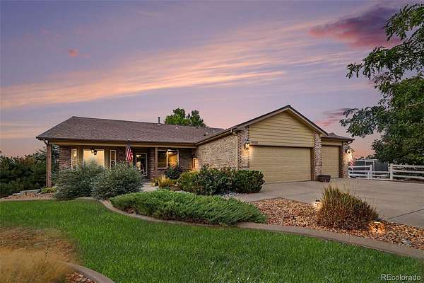 2.38 Acres of Land with Home for Lease in Brighton, Colorado