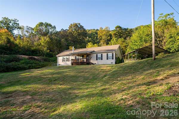 1.54 Acres of Land with Home for Sale in Clyde, North Carolina