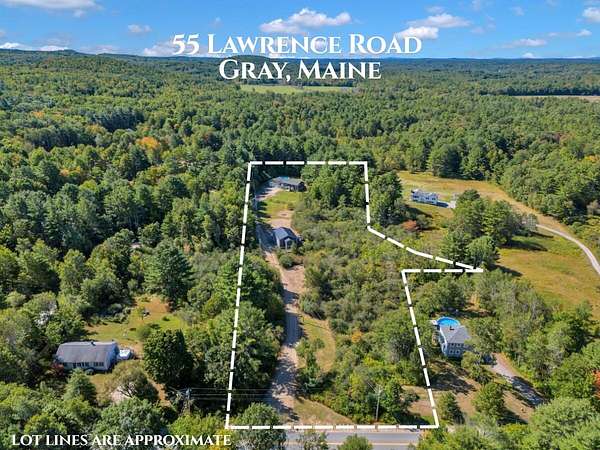 2.52 Acres of Land with Home for Sale in Gray, Maine