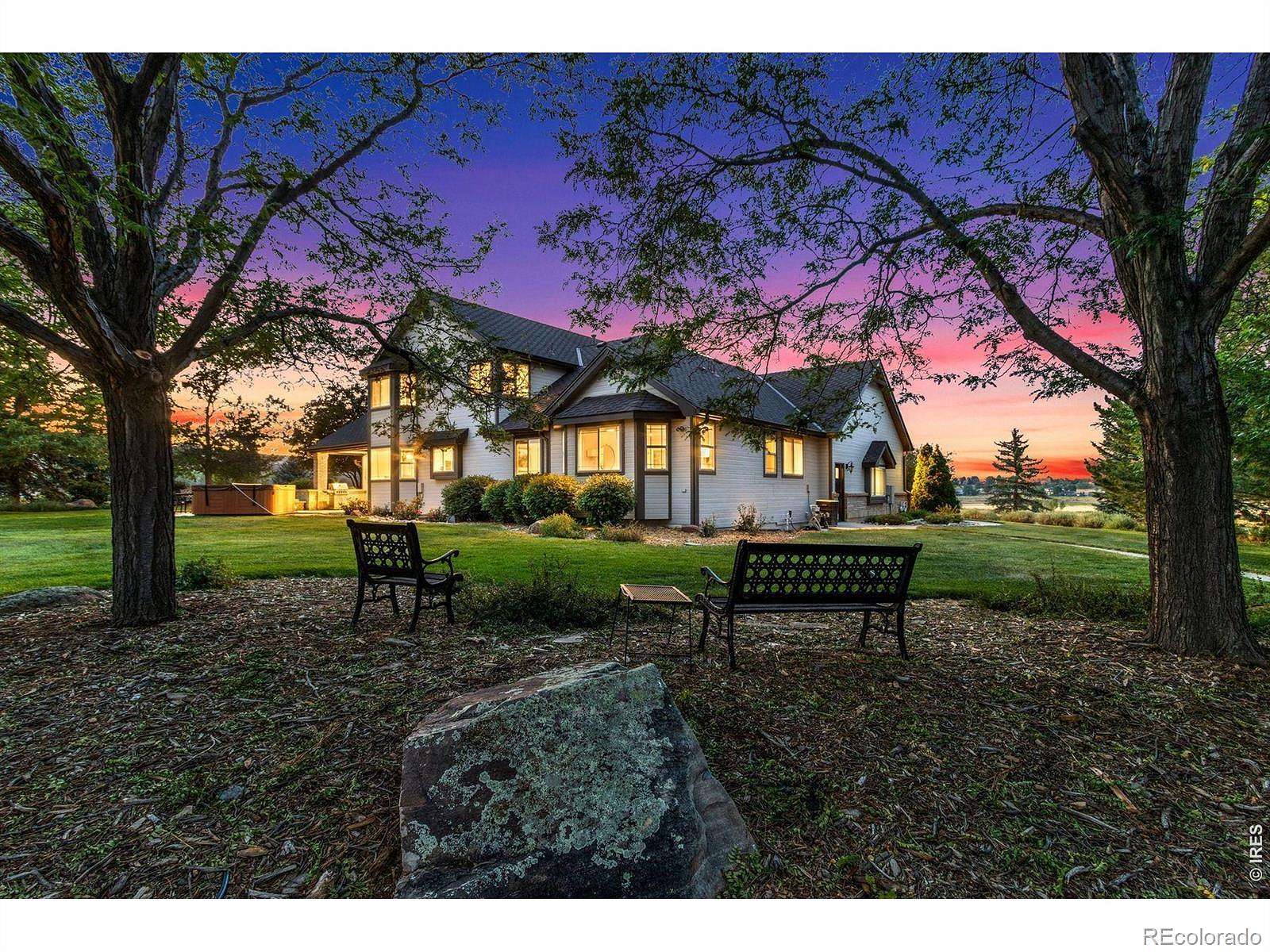 5.1 Acres of Land with Home for Sale in Loveland, Colorado