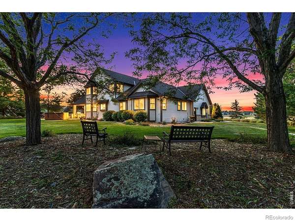 5.1 Acres of Land with Home for Sale in Loveland, Colorado