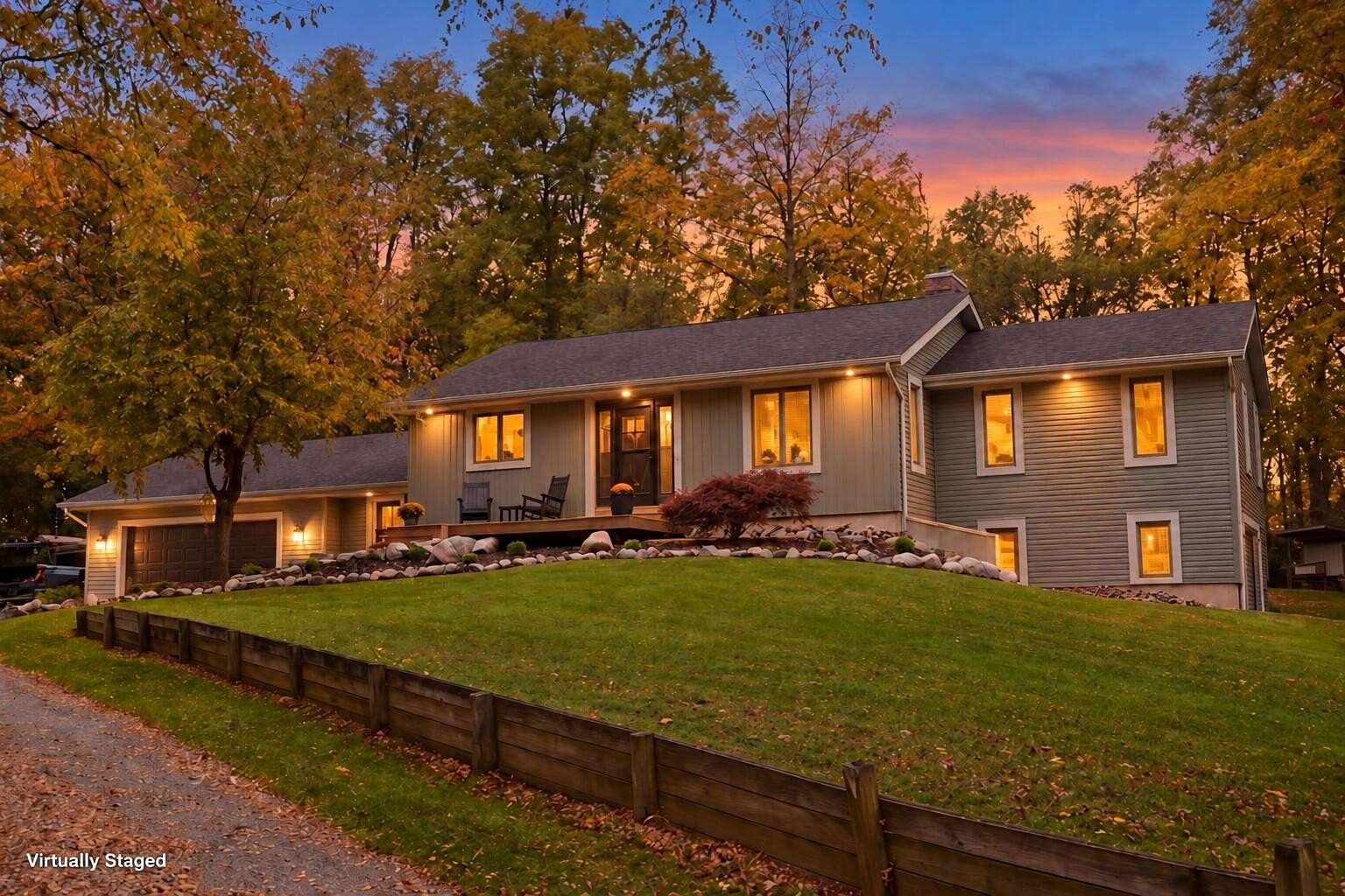10 Acres of Land with Home for Sale in Rockford, Michigan