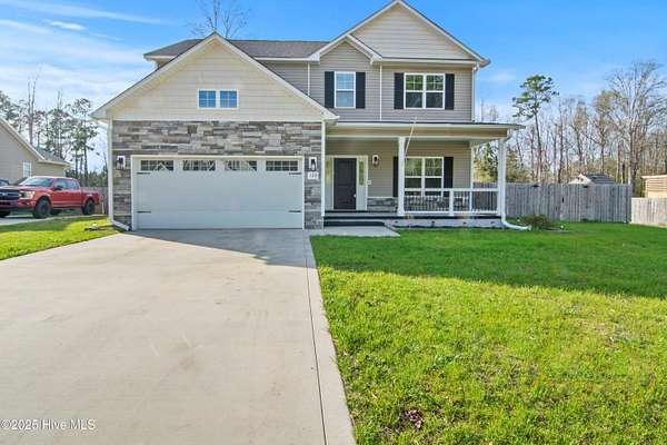 2 Acres of Land with Home for Lease in Maysville, North Carolina