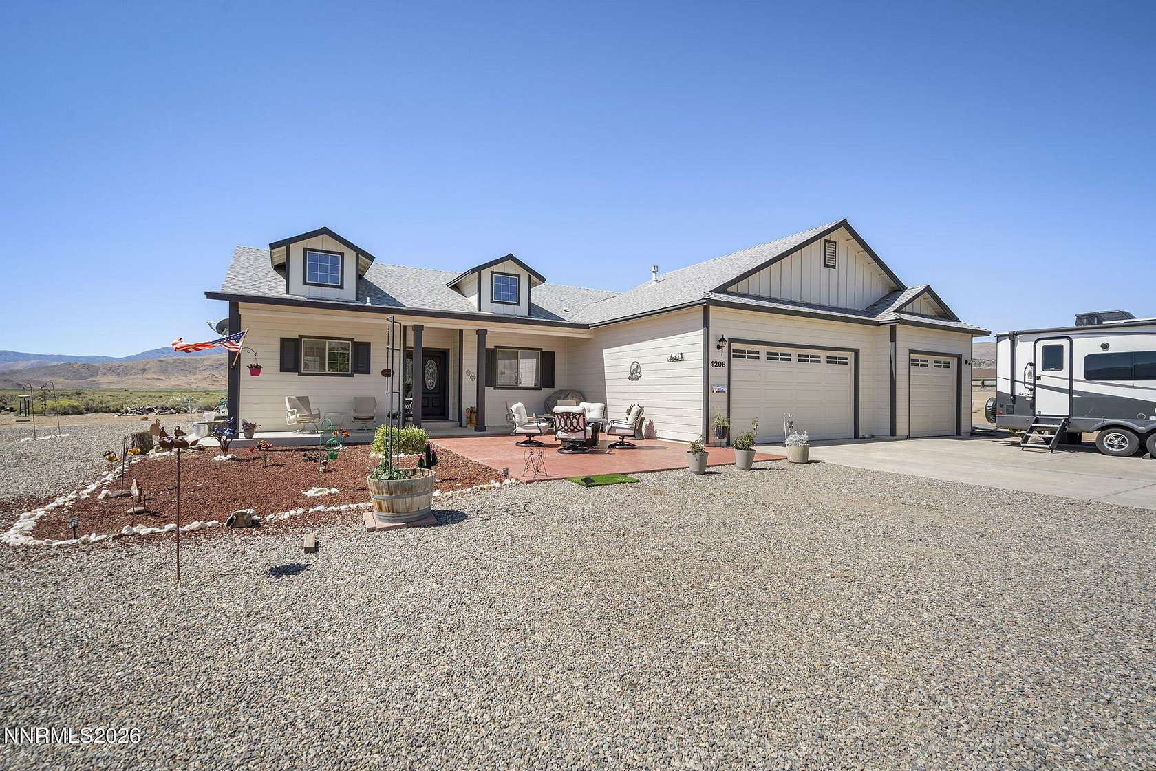 5.18 Acres of Land with Home for Sale in Wellington, Nevada