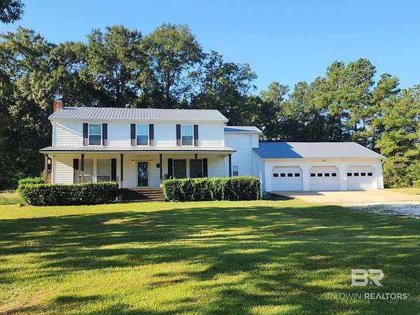 5.65 Acres of Land with Home for Sale in Atmore, Alabama