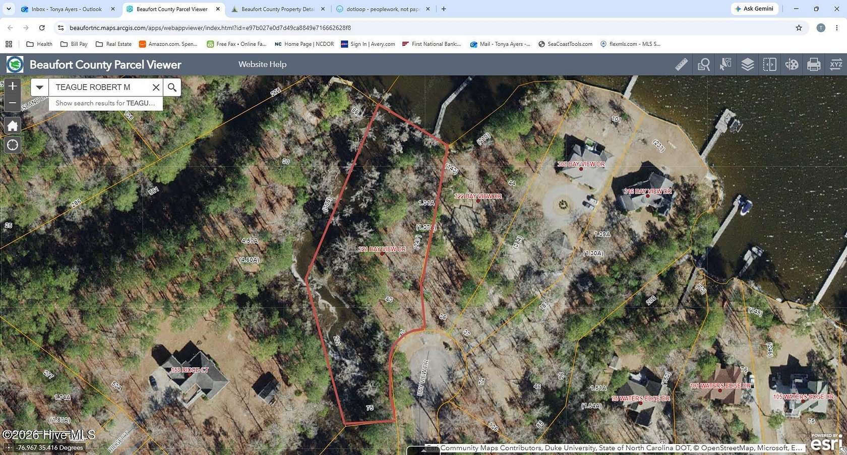 1.36 Acres of Residential Land for Sale in Chocowinity, North Carolina