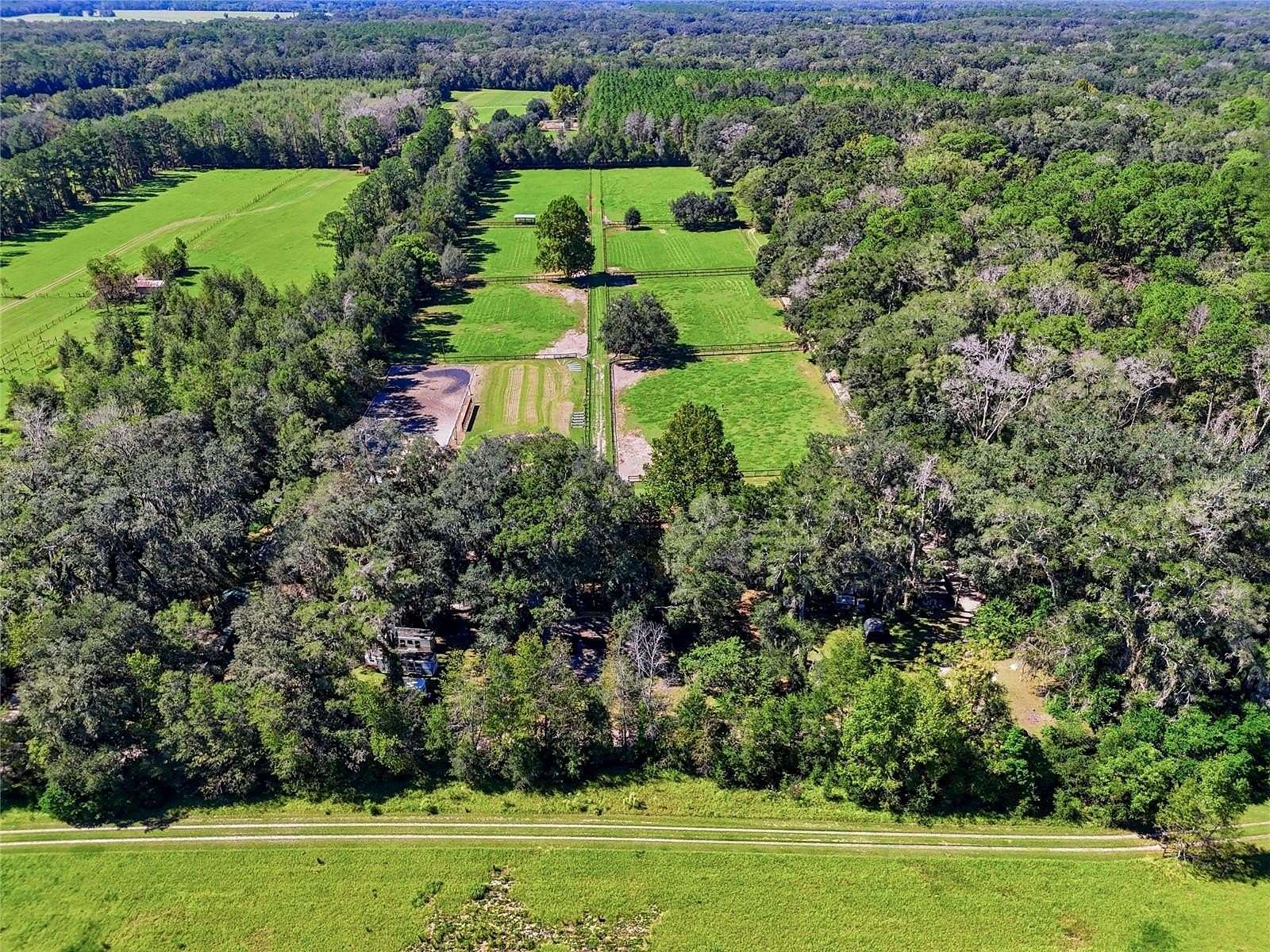 13.6 Acres of Land with Home for Sale in Alachua, Florida